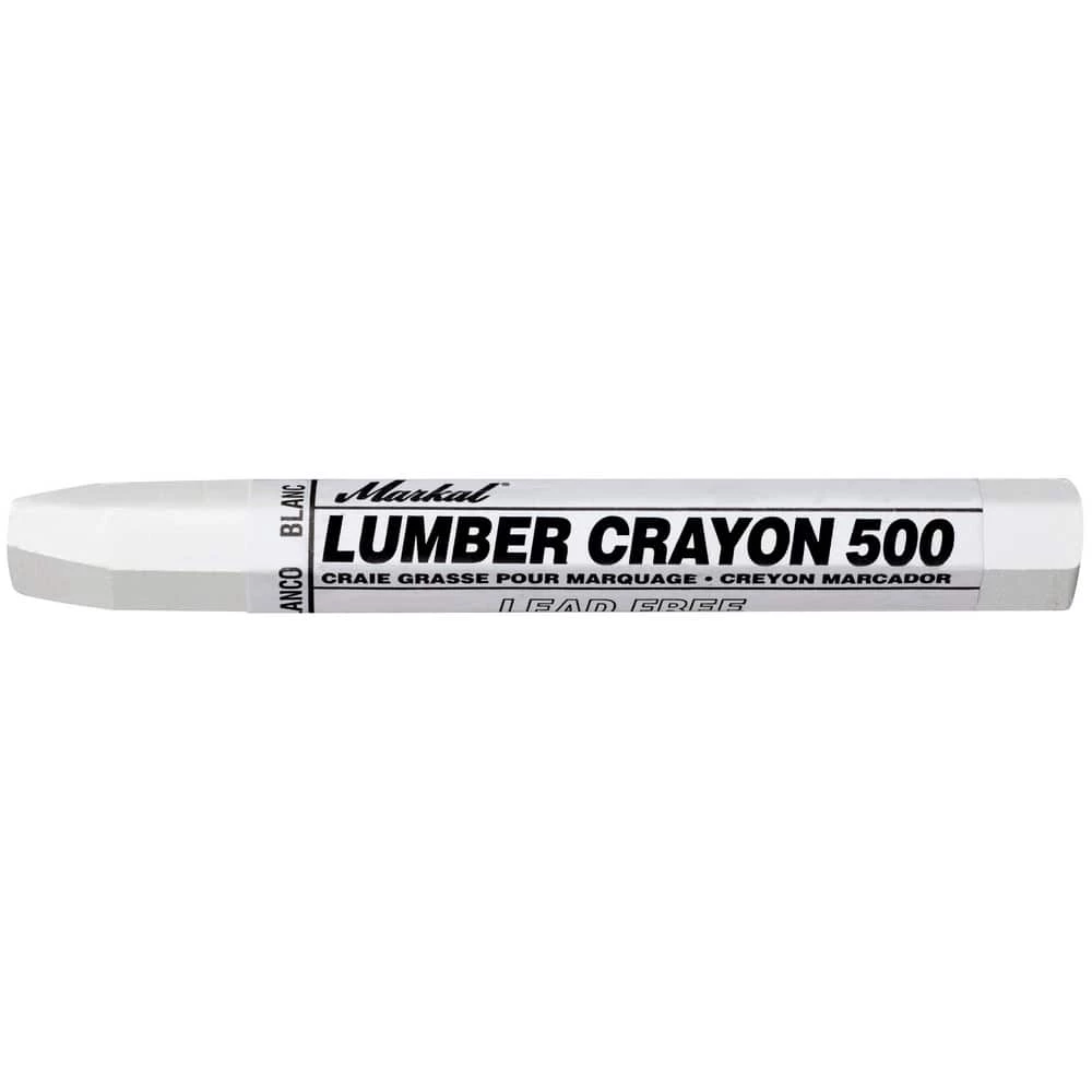 Markal® 4-5/8 x 1/2 in. Clay Crayon in White