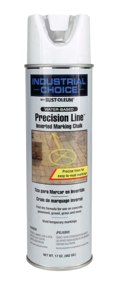 Rust-Oleum® Industrial Choice® MC1800 Inverted Marking Chalk in APWA White