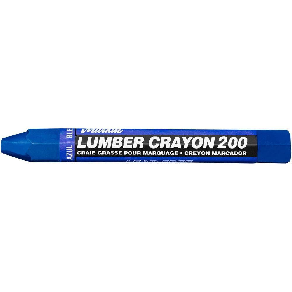 Markal® Series 200 4-3/4 in. Wax Lumber Crayon in Blue