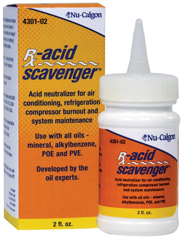 Nu-Calgon Rx-Acid Scavenger 2 oz. Oil Neutralizer