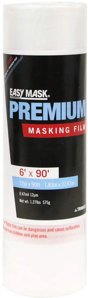 Trimaco 72 in. x 90 ft. Plastic Masking Film