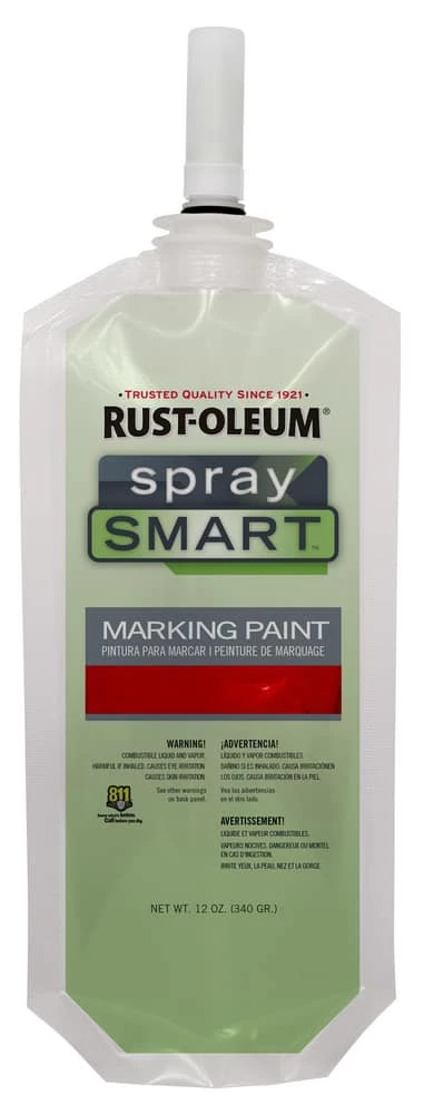 Rust-Oleum® SpraySmart™ Fluorescent Red Marking Paint