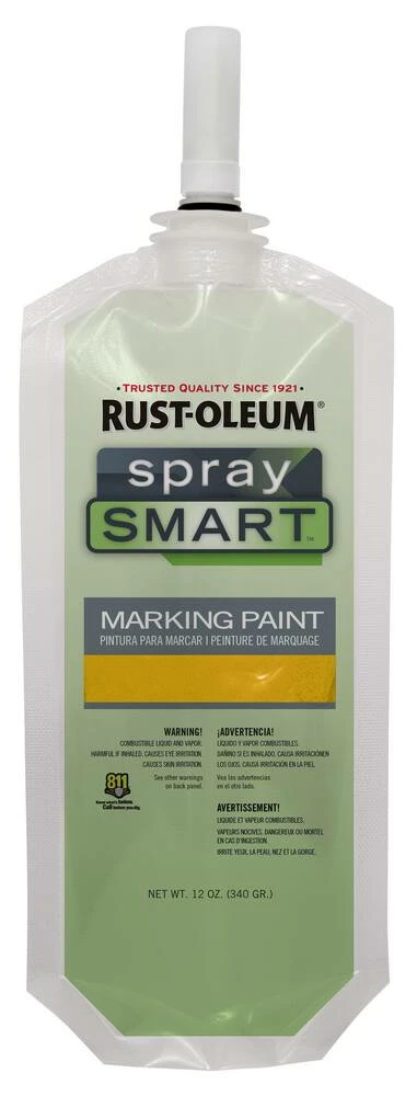 Rust-Oleum® SpraySmart™ Caution Yellow Marking Paint