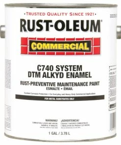 Rust-Oleum® 1 gal. Alkyd Enamel Paint in Safety Red