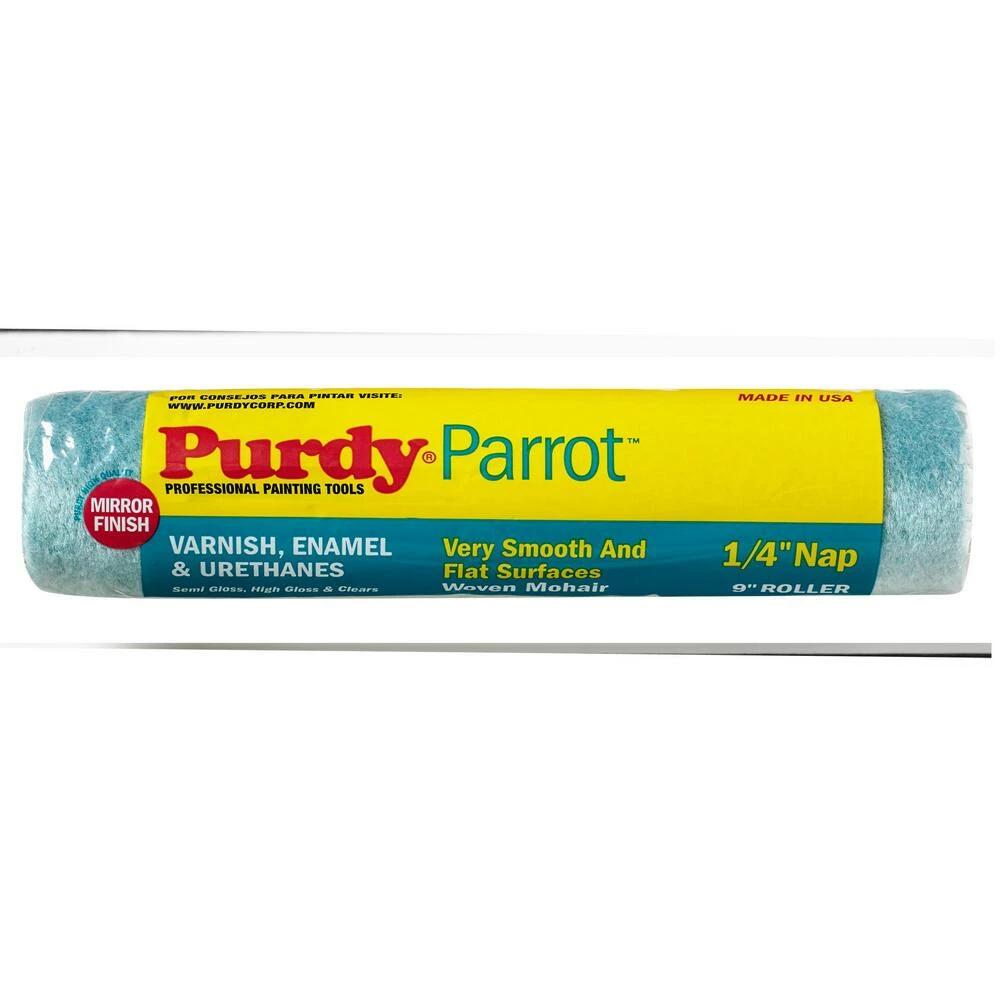 Purdy® Parrot™ 9 in x 1/4 in Nap Woven Mohair Paint Roller Cover