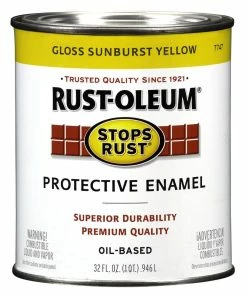 Rust-Oleum® 32 oz. Sunburst Hydrant Paint in Semi Gloss Sunburst Yellow