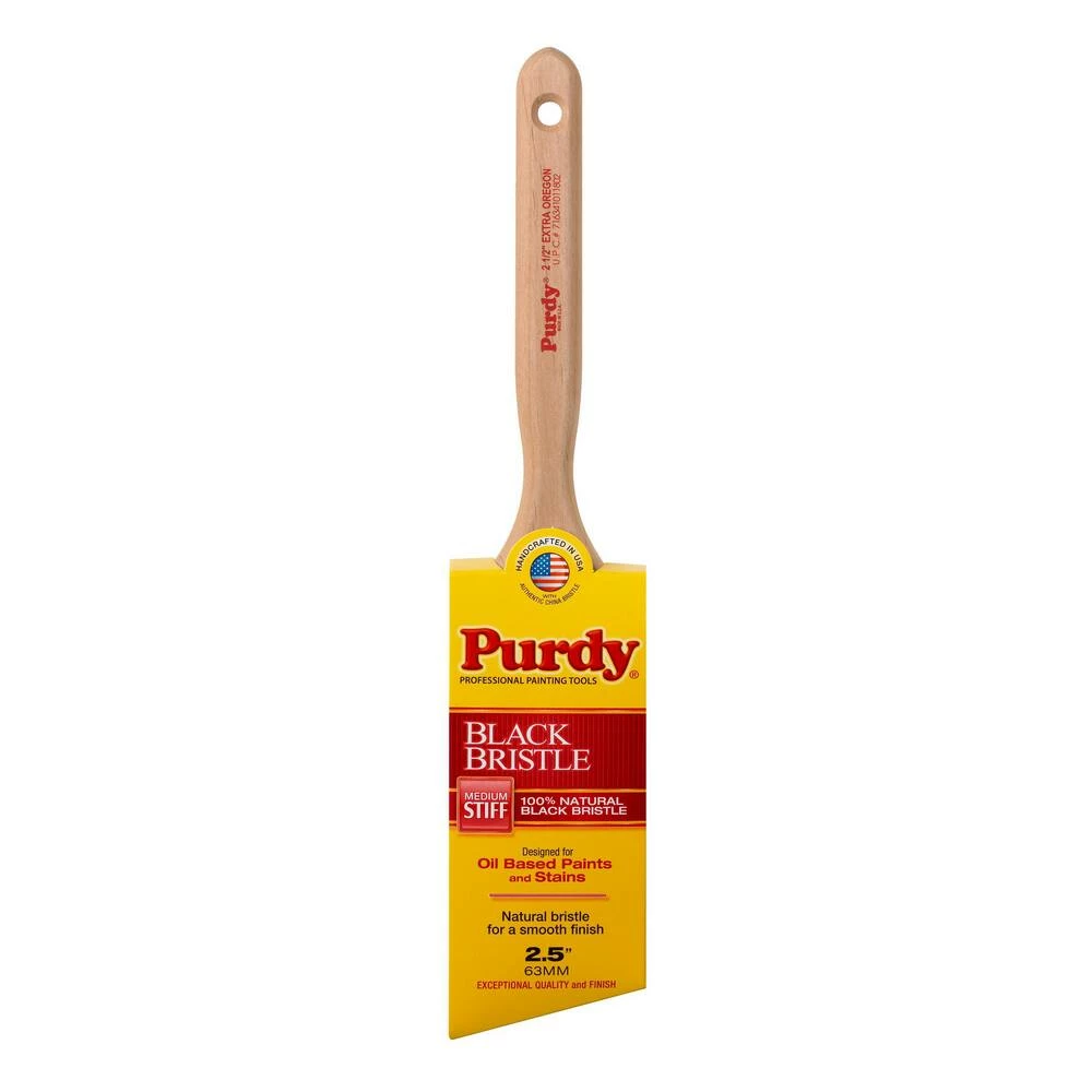 Purdy® Black Bristle Extra Oregon™ 2.5 in Angular Sash Paint Brush