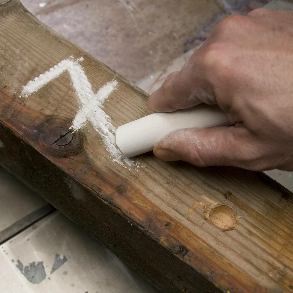 Markal® 4 x 1 in. Chalk Marker in White - Image 3