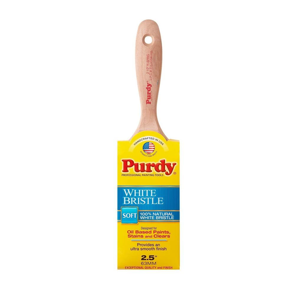 Purdy® White Bristle Sprig™ 2.5 in Flat Sash Paint Brush