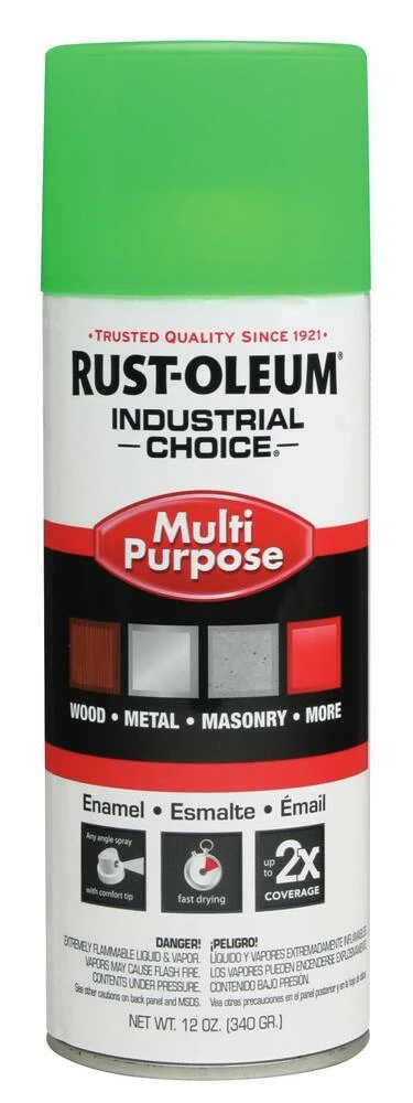 Rust-Oleum® Metal and Plastic Spray Paint in Fluorescent Green