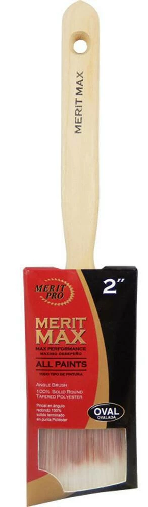 MG Distribution Merit MAX 2 in. Interior or Exterior Angle Paint Brush with Beaver Tail Style Handle