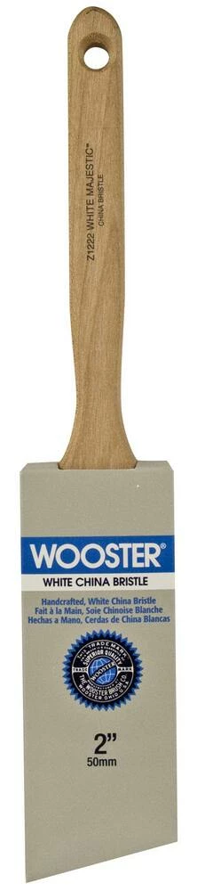 Wooster® Majestic™ 2 in. Angle Satin Sheen Brush in White
