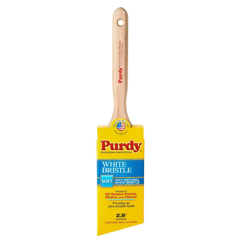 Purdy® White Bristle Extra Oregon™ 2.5 in Angular Sash Paint Brush