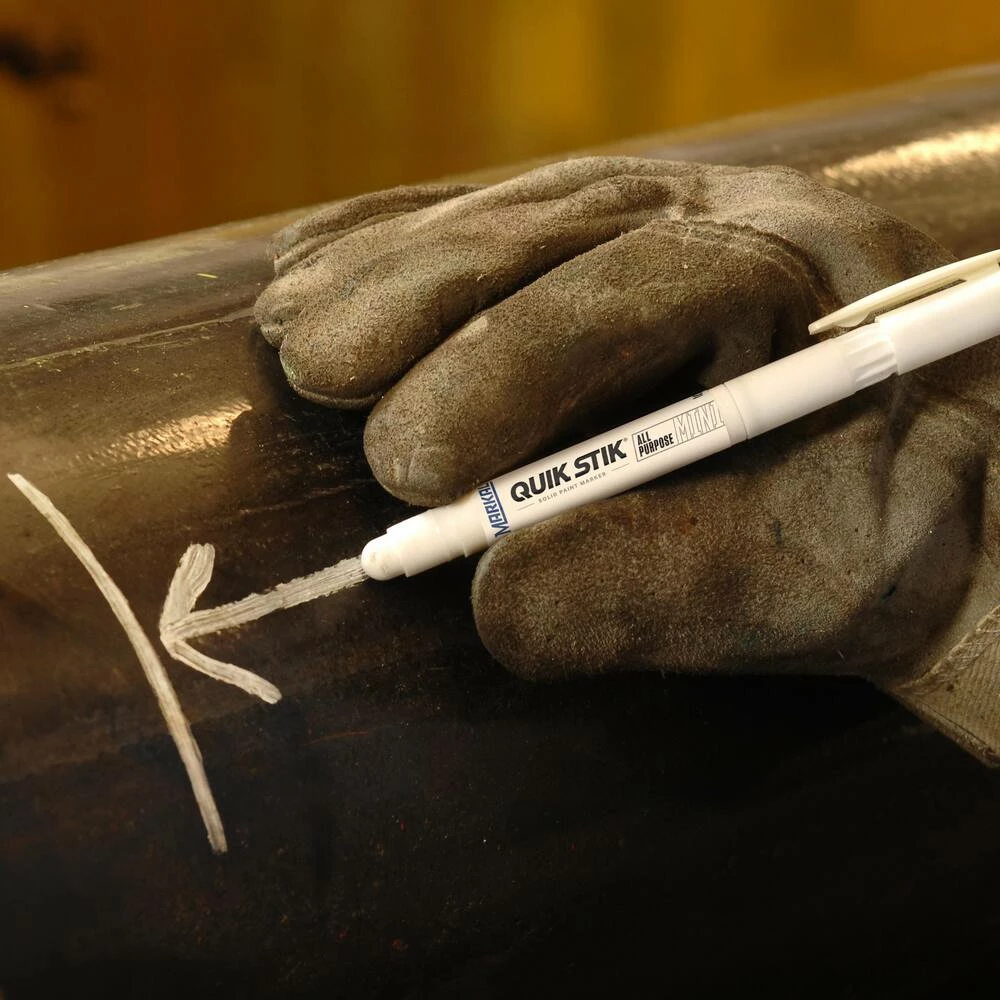 Markal® Quik Stik® 6 in. Solid Paint Marker in Yellow - Image 5