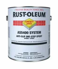 Rust-Oleum® Concrete Saver® 1 Gallon Anti-Slip Epoxy Paint in Silver Grey