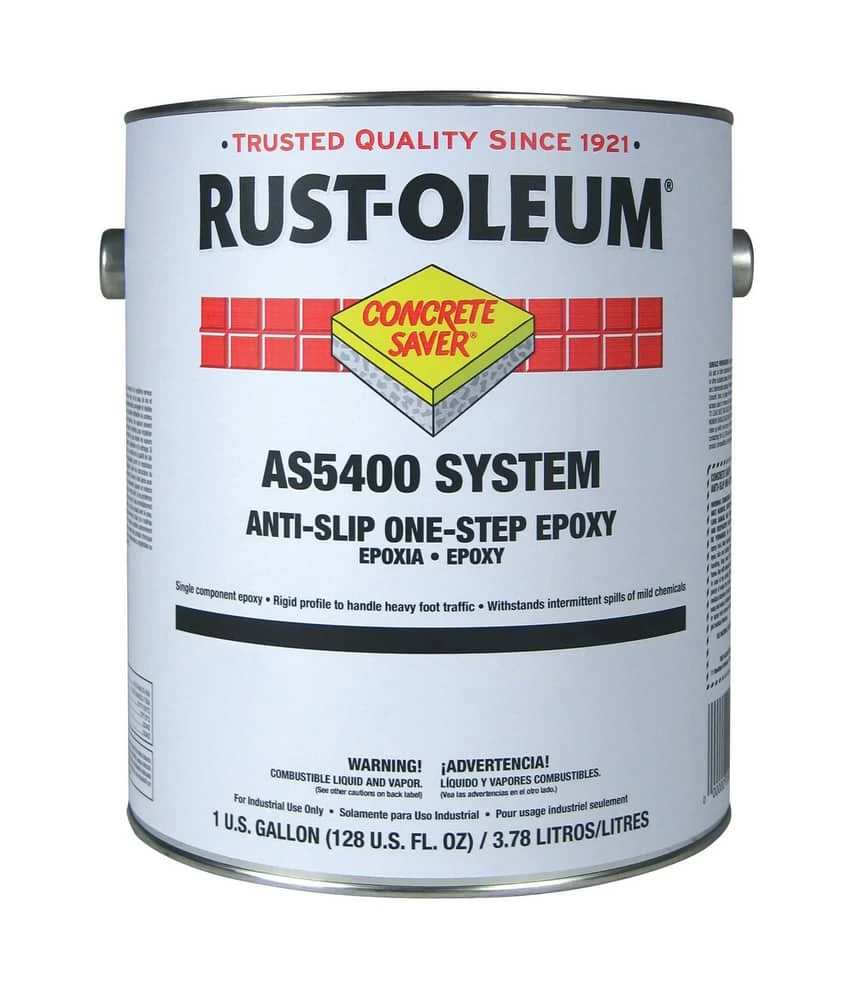 Rust-Oleum® Concrete Saver® 1 Gallon Anti-Slip Epoxy Paint in Silver Grey