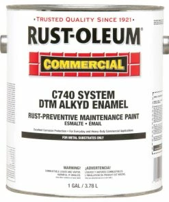 Rust-Oleum® 1 gal C740 Alkyd Enamel Paint in Safety Yellow
