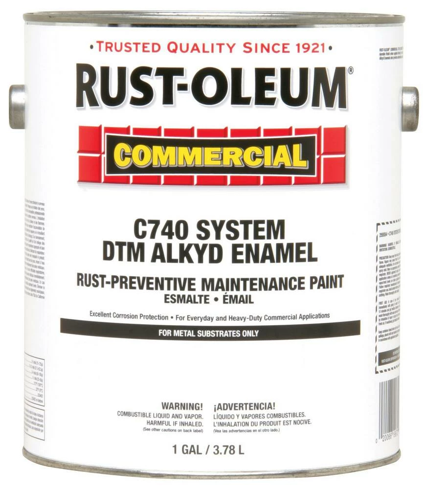 Rust-Oleum® 1 gal C740 Alkyd Enamel Paint in Safety Yellow