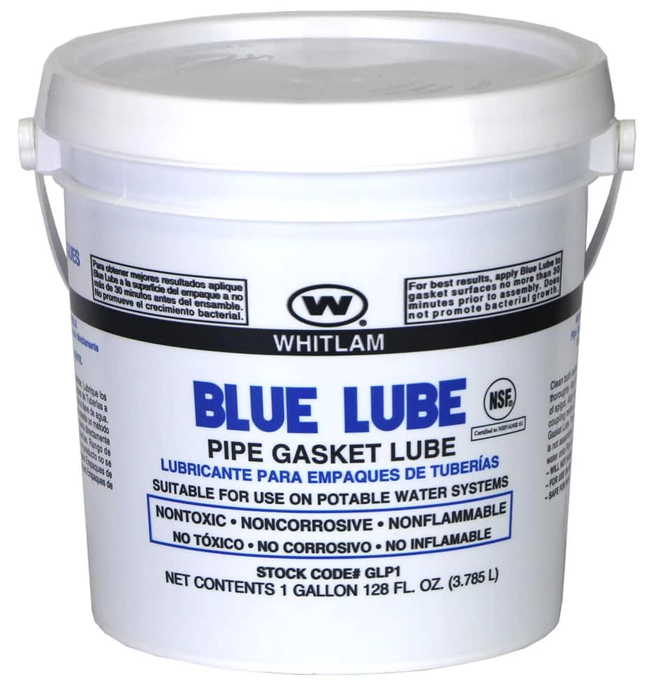 WHITLAM Blue Lube 1 pt. Pipe Gasket Lubricant