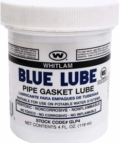 WHITLAM Blue Lube 4 oz Pipe Gasket Lubricant