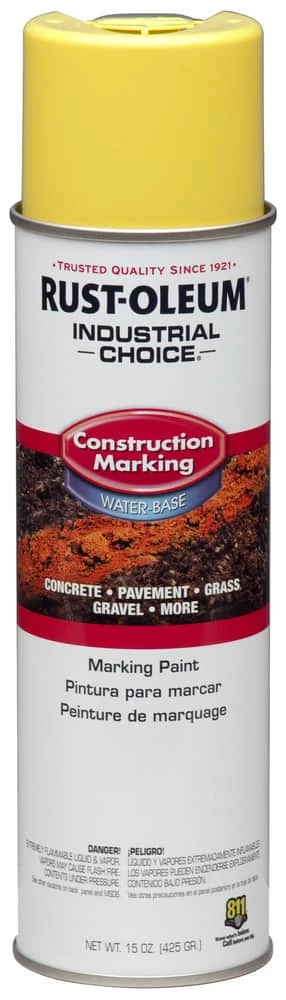 Rust-Oleum® 15 oz. Construction Marking Paint in Yellow