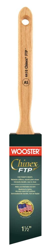 Wooster® Chinex® FTP™ 1-1/2 in. Angle Satin Sheen Brush